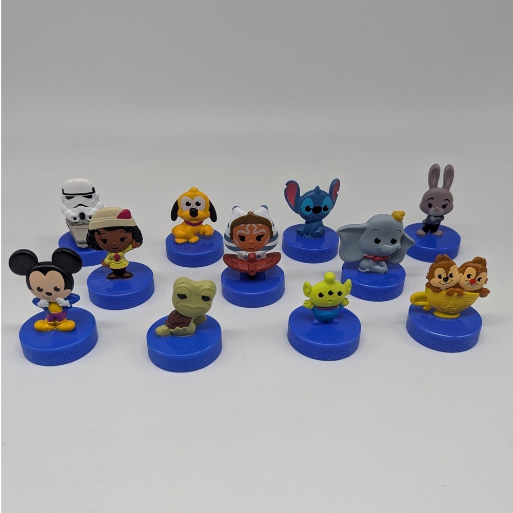 McDonalds Disneyland 70th Anniversary Happy Meal Toys Figures 2025 Lot of 11